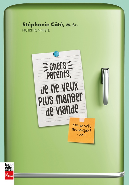 ebook cover of Chers parents, je ne veux plus manger de viande, by Cote Stephanie