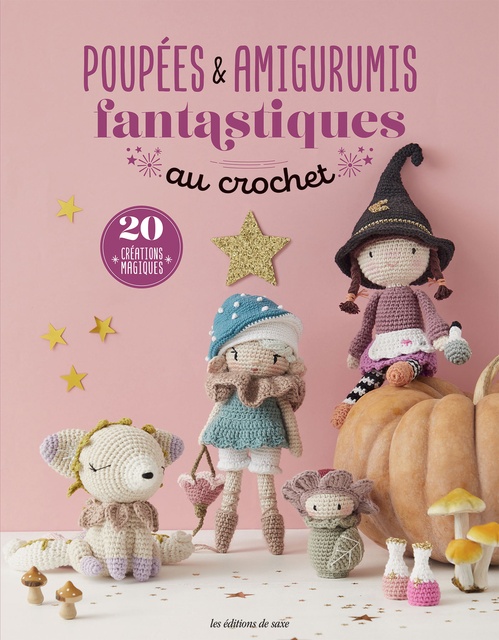 Couverture ebook de Poupées & amigurumis fantastiques au crochet, de Collectif