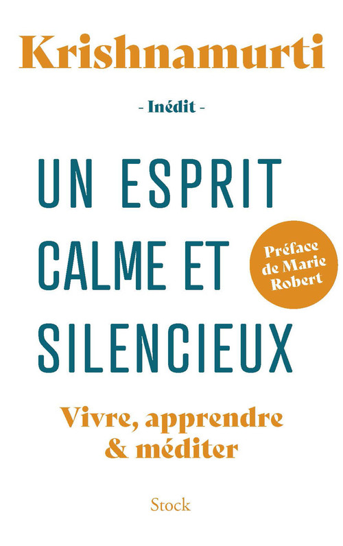 ebook cover of Un esprit calme et silencieux, by Jiddu Krishnamurti