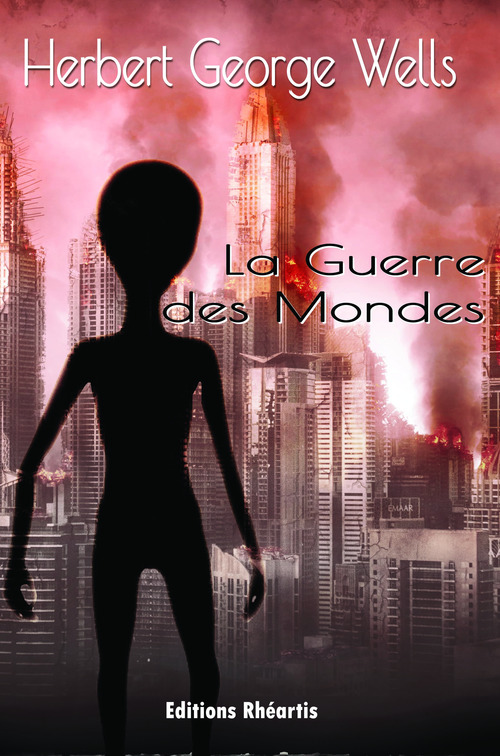 ebook cover of La Guerre des Mondes, by H. G. Wells