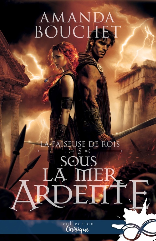 ebook cover of Sous la mer ardente, by Amanda Bouchet