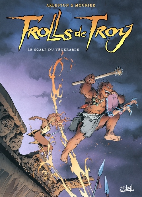 Couverture ebook de Trolls de Troy T02 - Le scalp du vénérable, de Christophe Arleston