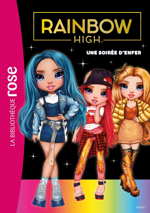 Couverture ebook de Rainbow High 02 - Une soirée d'enfer, de Collectif