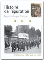 Couverture ebook de Histoire de l'épuration, de Bénédicte Vergez-Chaignon