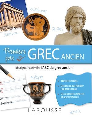 Couverture ebook de Premiers pas en grec ancien, de Sarah Bach