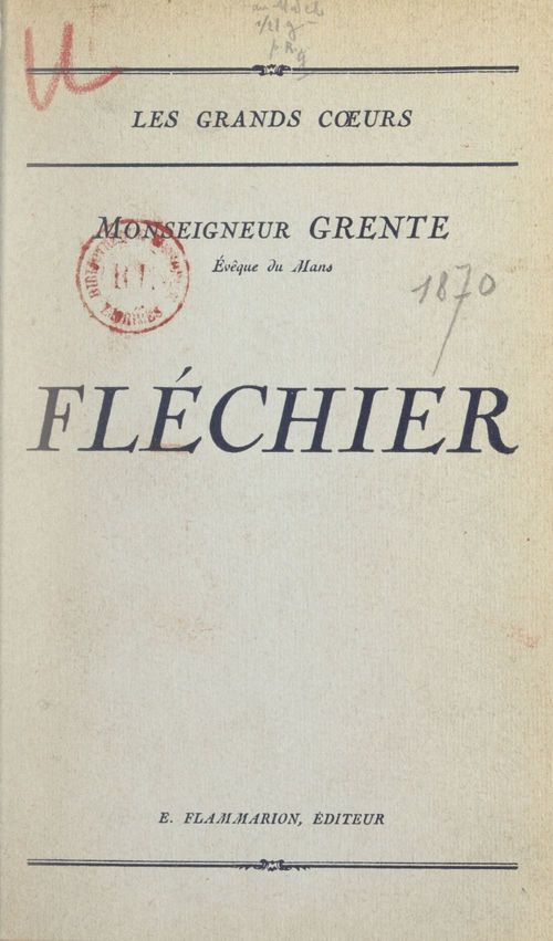 Couverture ebook de Fléchier, de Georges Grente