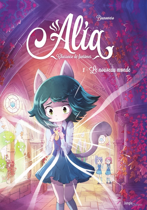 Couverture ebook de Alia, chasseuse de fantômes - Tome 1 - Le nouveau monde, de Elsa Bordier, Brunowaro