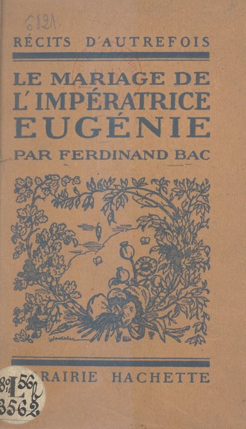 Couverture ebook de Le mariage de l'impératrice Eugénie, de Ferdinand Bac