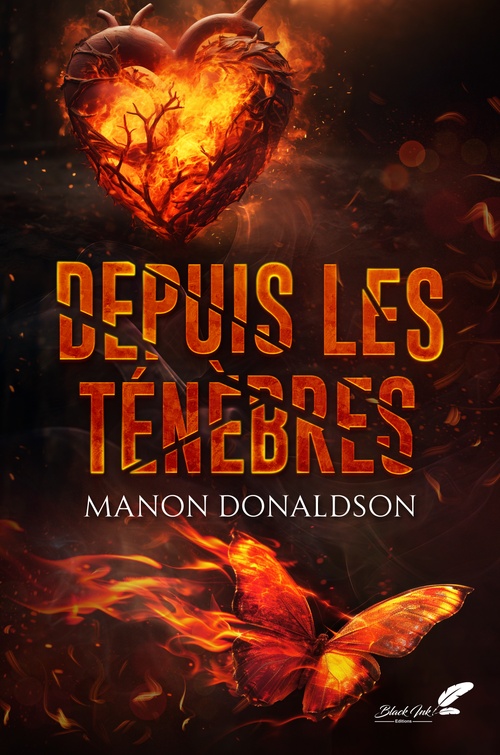 Couverture ebook de Depuis les ténèbres, de Manon Donaldson