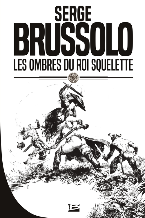 Couverture ebook de Les Ombres du Roi Squelette, de Serge Brussolo