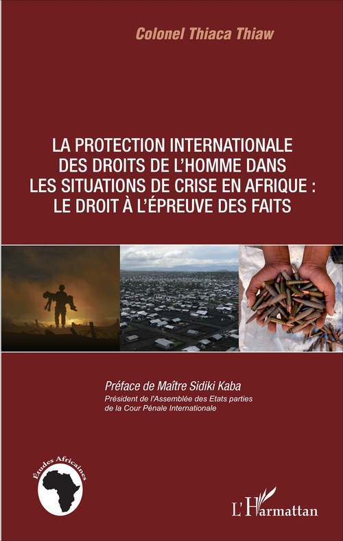 Couverture ebook de La protection internationale des droits de l'homme dans les situations de crise en Afrique :, de Thiaca Thiaw