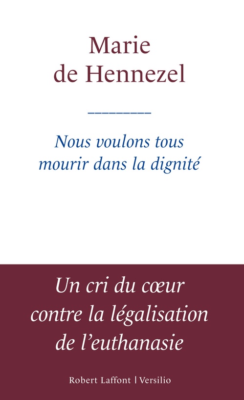 ebook cover of Nous voulons tous mourir dans la dignité, by Marie de Hennezel