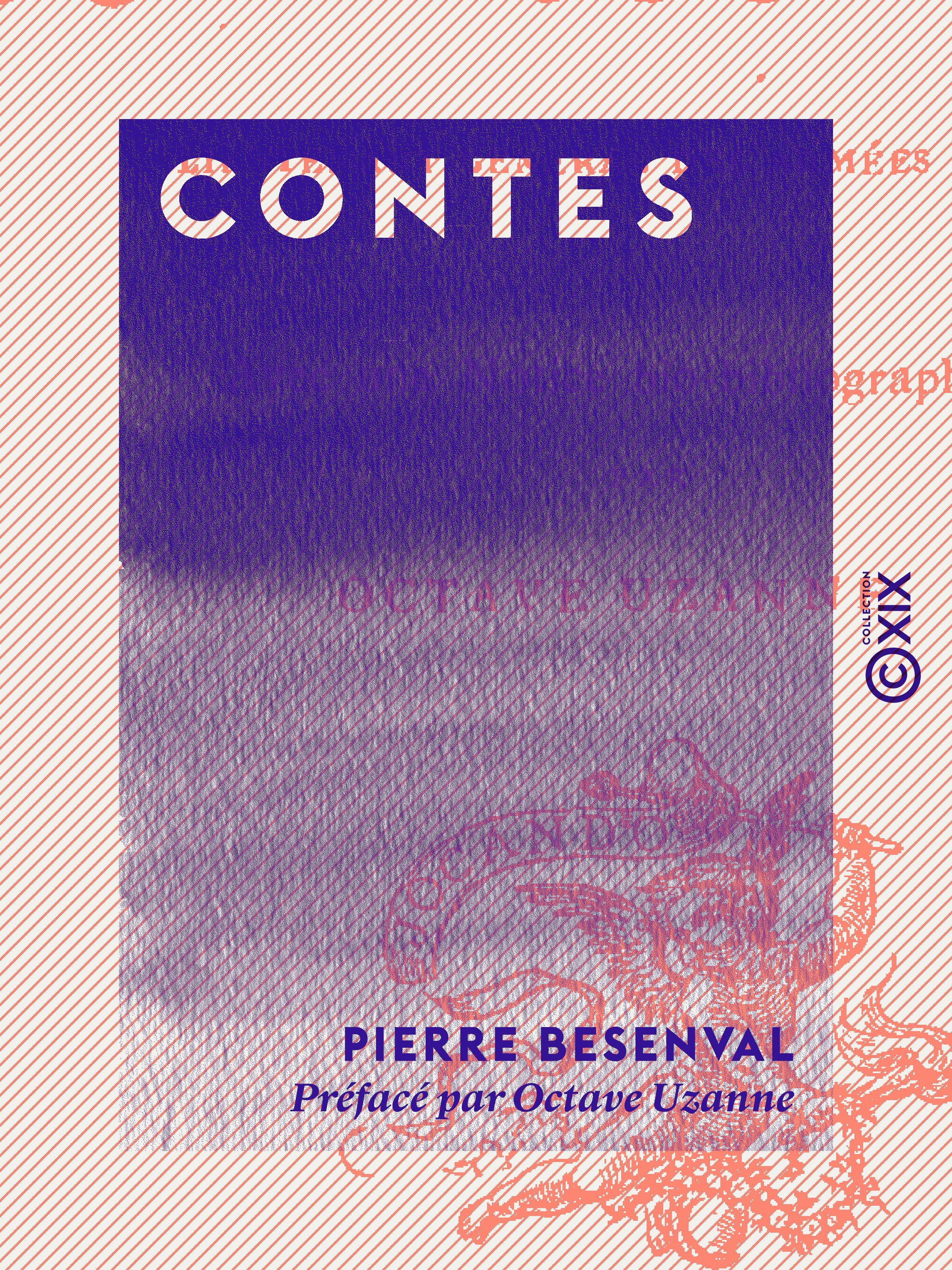 ebook cover of Contes, by Octave Uzanne, Pierre Besenval