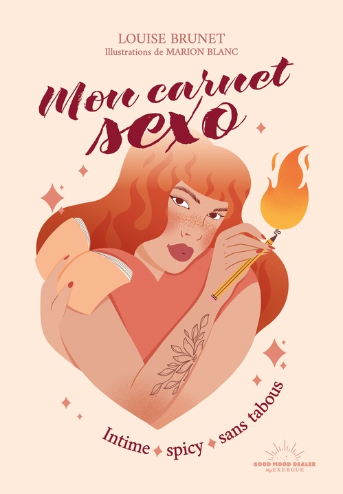 Couverture ebook de Mon carnet sexo - Intime; spicy, sans tabous, de Louise Brunet