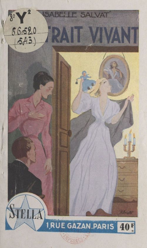 Couverture ebook de Le portrait vivant, de Isabelle Salvat