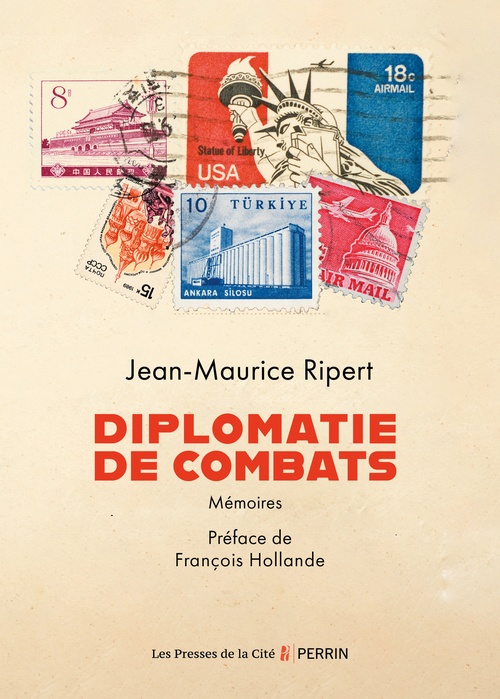 Couverture ebook de Diplomatie de combats - Mémoires, de Jean-Maurice Ripert