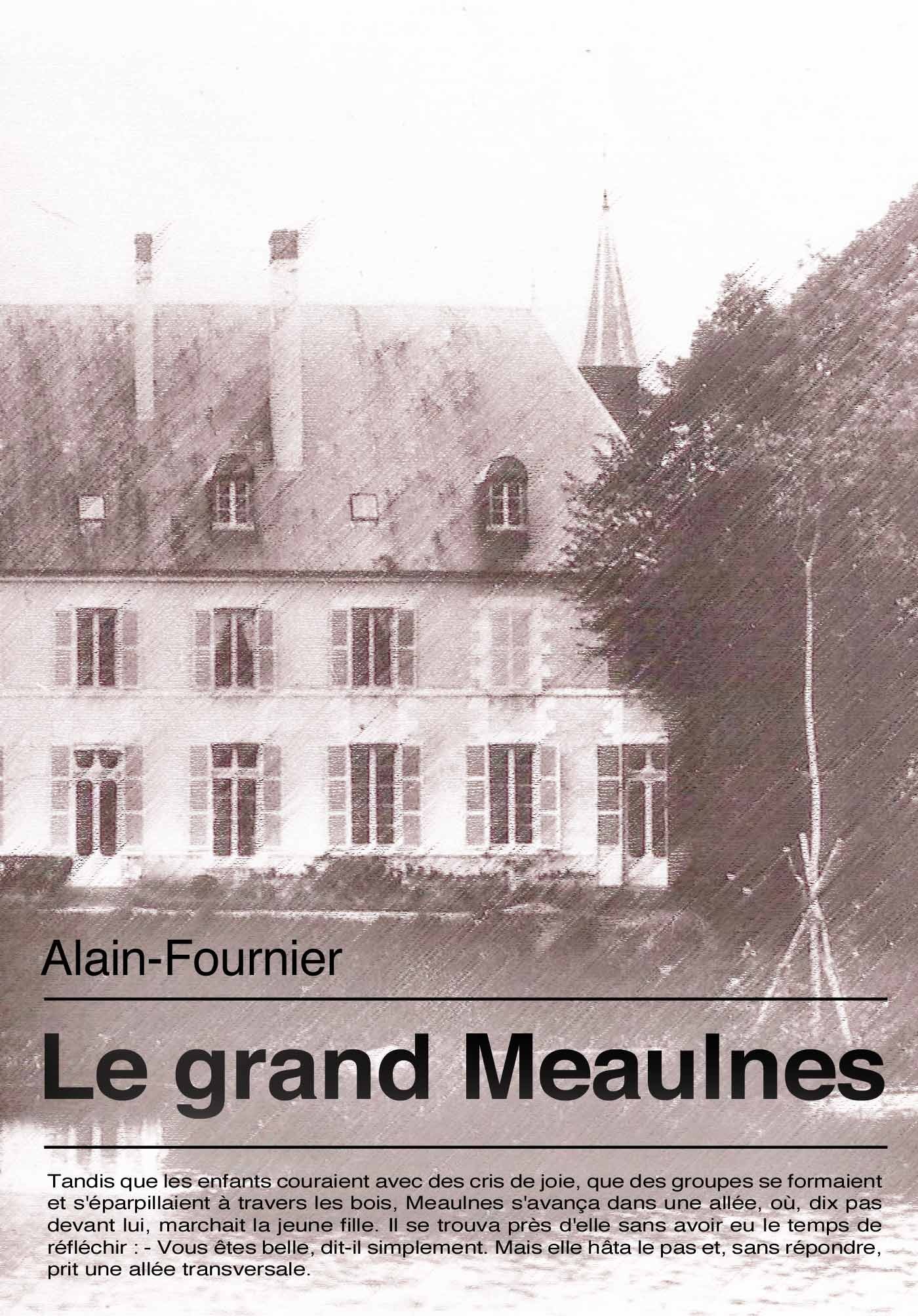 ebook cover of Le grand Meaulnes, by Alain-Fournier