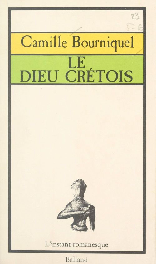 Couverture ebook de Le Dieu crétois, de Camille Bourniquel