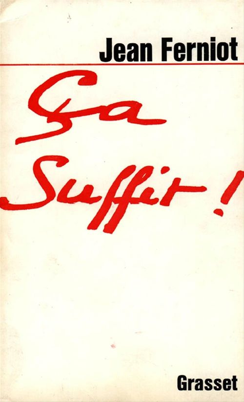 ebook cover of Ca suffit, by Jean Ferniot