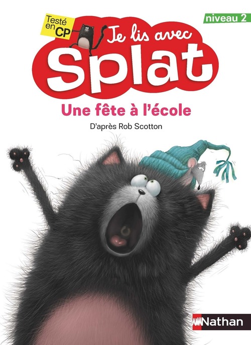 ebook cover of Splat - Une Fête à l'école, by Rob Scotton, Chris Trathearn, Robert Eberz
