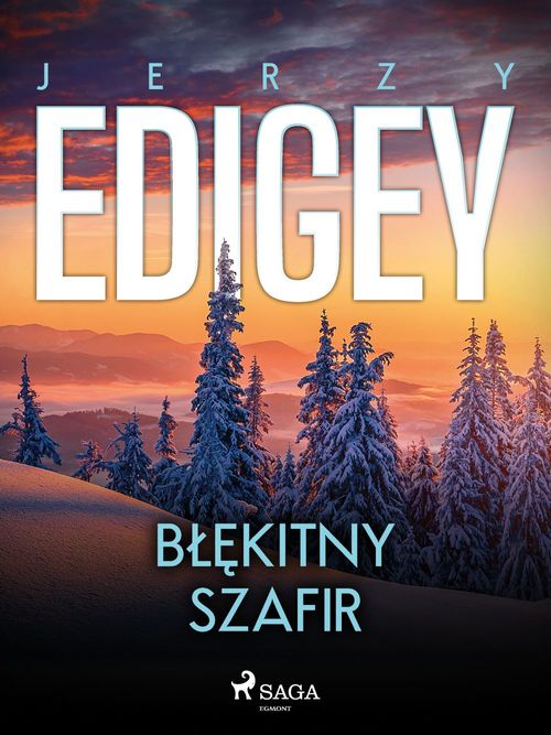 Couverture ebook de Blekitny szafir, de Jerzy Edigey