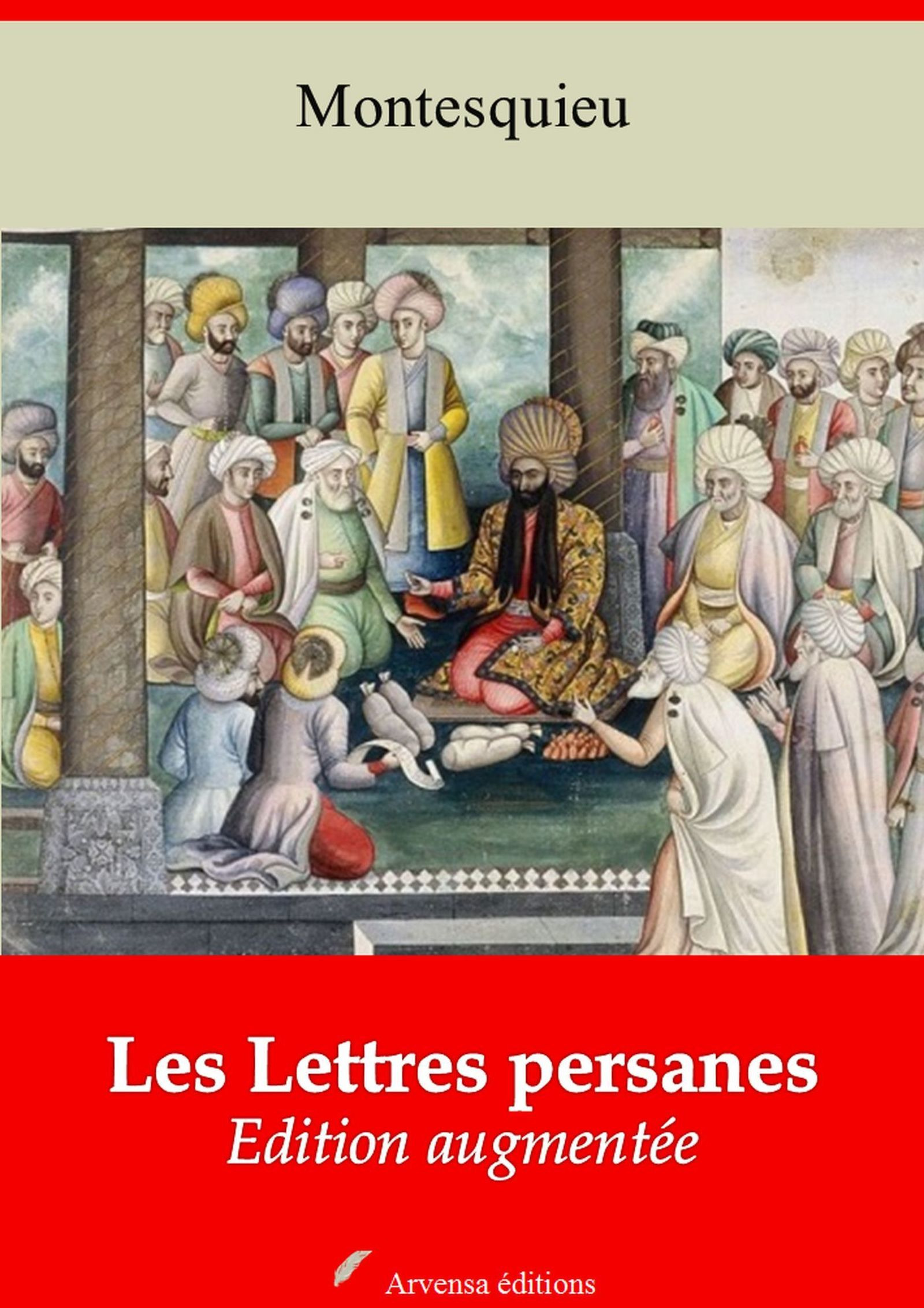Couverture ebook de Les Lettres persanes - suivi d'annexes, de Charles De Montesquieu