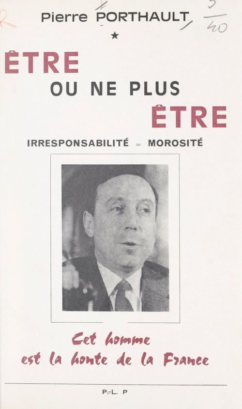 ebook cover of Être ou ne plus être, by Pierre Porthault
