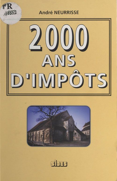 Couverture ebook de 2000 ans d'impôts, de André Neurrisse