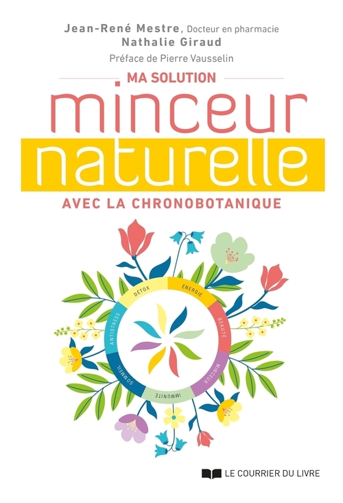 Couverture ebook de Ma solution minceur naturelle avec la chronobotanique, de Jean-René Mestre, Nathalie Giraud