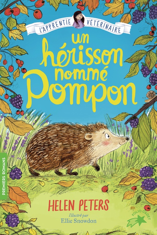ebook cover of Jasmine l'apprentie vétérinaire (Tome 12) - Un hérisson nommé Pompon, by Helen Peters