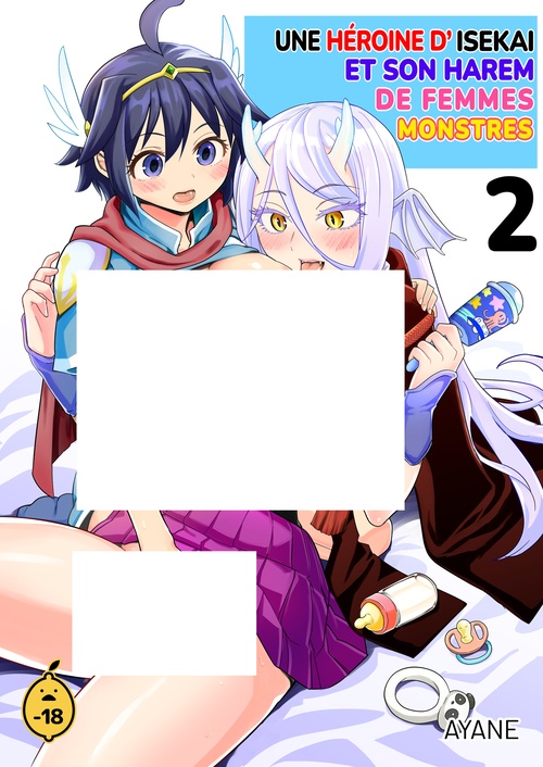 ebook cover of Une héroïne d'Isekai et son harem de femmes monstres - Tome 2, by Ayane