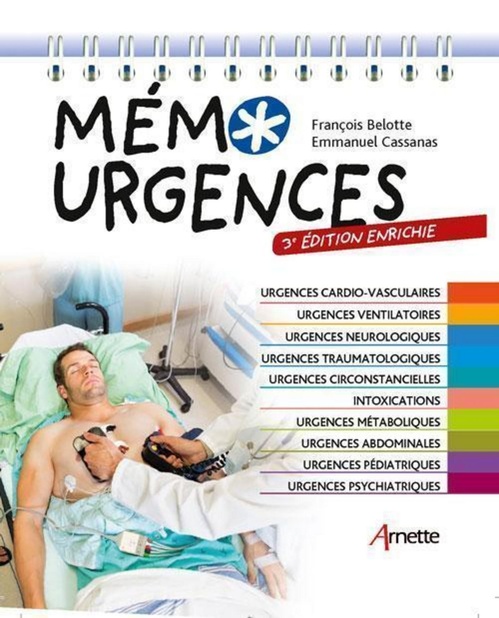 ebook cover of Mémo Urgences (3e édition), by Emmanuel Cassanas, François Belotte