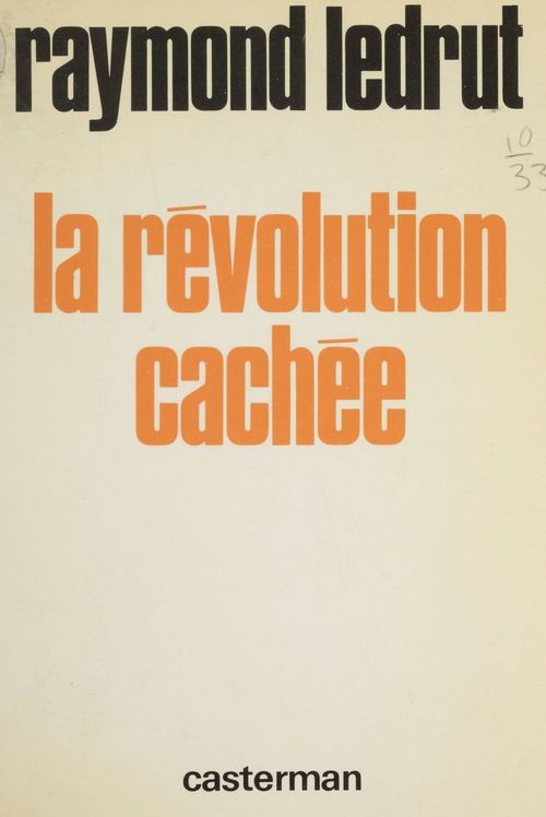 ebook cover of La Révolution cachée, by Raymond Ledrut