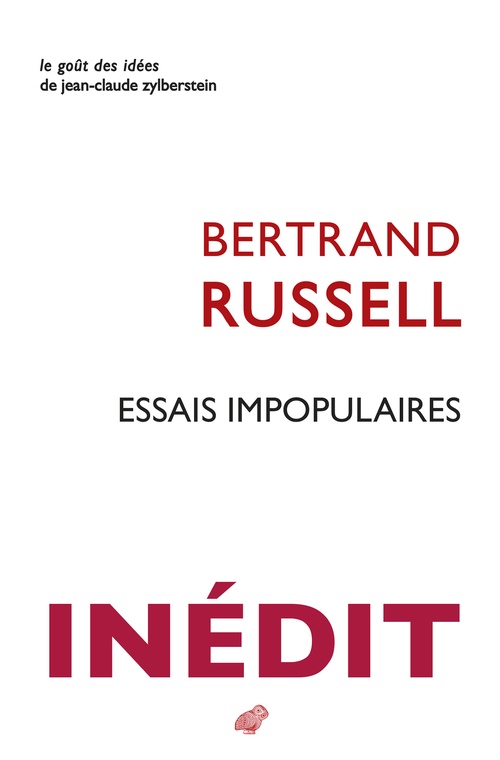ebook cover of Essais impopulaires, by Bertrand Russell
