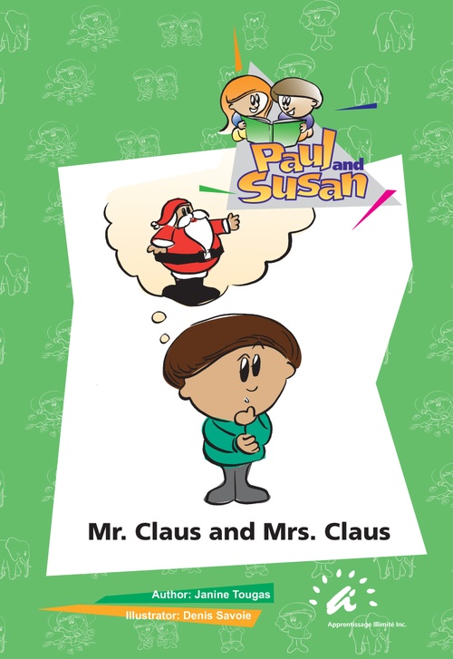 ebook cover of Mr. Claus and Mrs. Claus, by Janine Tougas