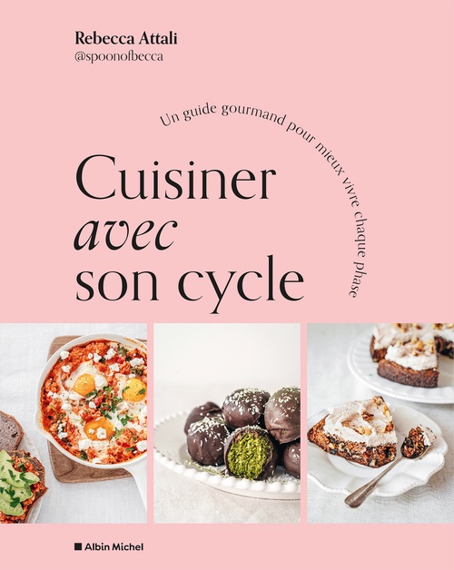 Couverture ebook de Cuisiner avec son cycle, de Rebecca Attali, Alexandra Hanger