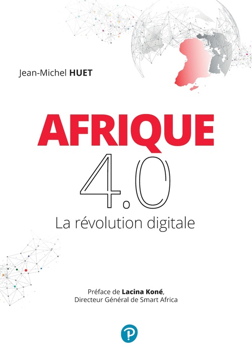 Couverture ebook de Afrique 4.0, de Jean-Michel Huet