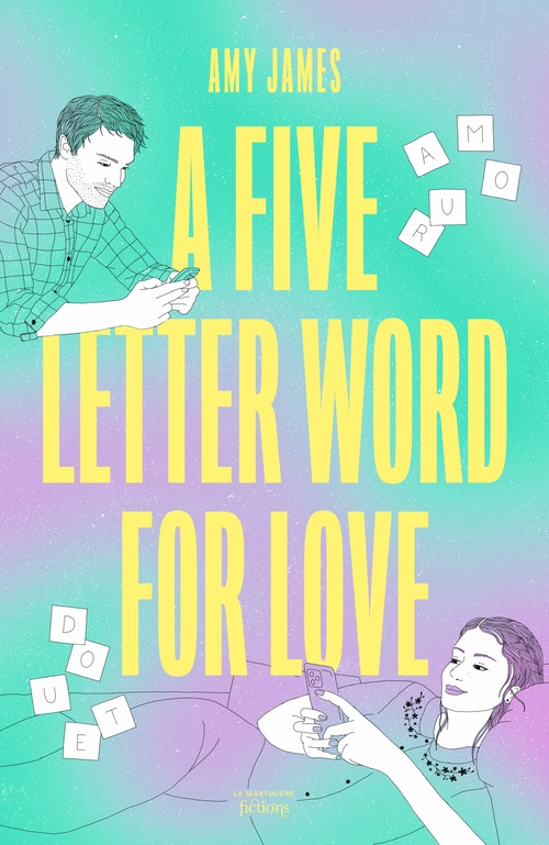 Couverture ebook de A five letter word for love, de Amy James