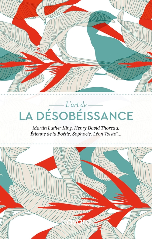 Couverture ebook de L'art de la désobéissance, de Collectif