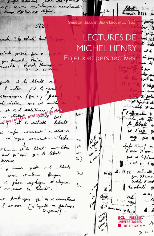 Couverture ebook de Lectures de Michel Henry, de Gregori Jean, Jean Leclercq
