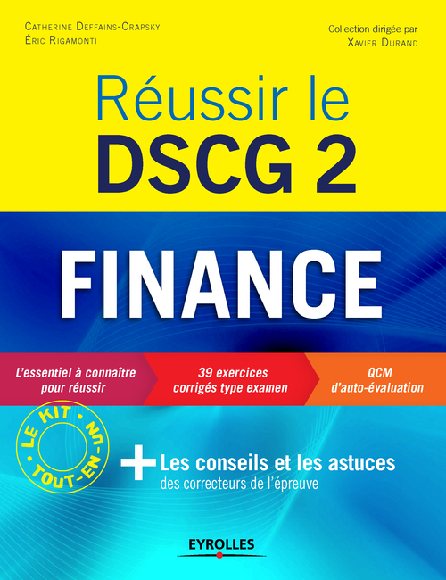ebook cover of Réussir le DSCG 2 - Finance, by Catherine Deffains-crapsky, Eric Rigamonti