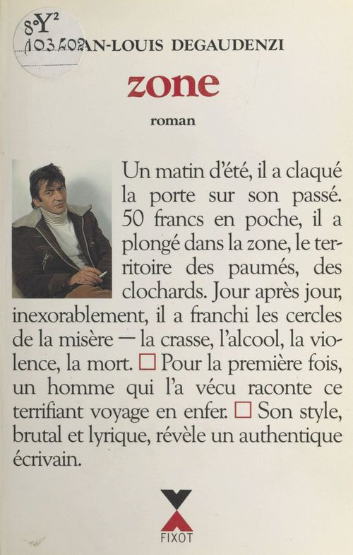 Couverture ebook de Zone, de Jean-louis de Gaudenzi