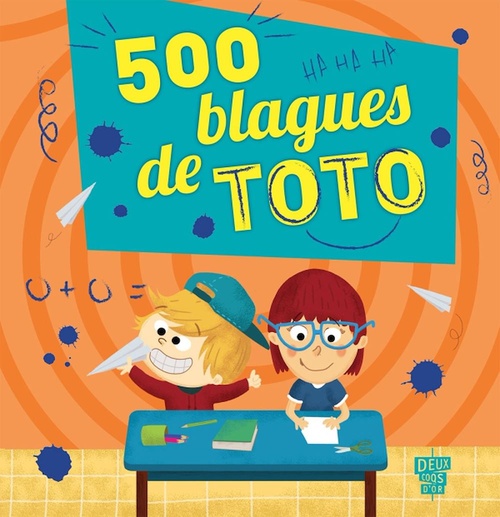 ebook cover of 500 blagues de Toto, by Virgile Turier