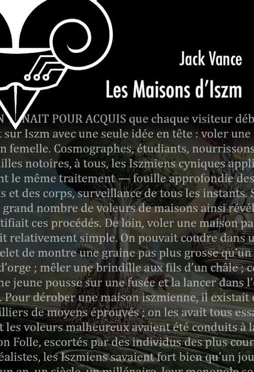 Couverture ebook de Les Maisons d'Iszm, de Jack Vance