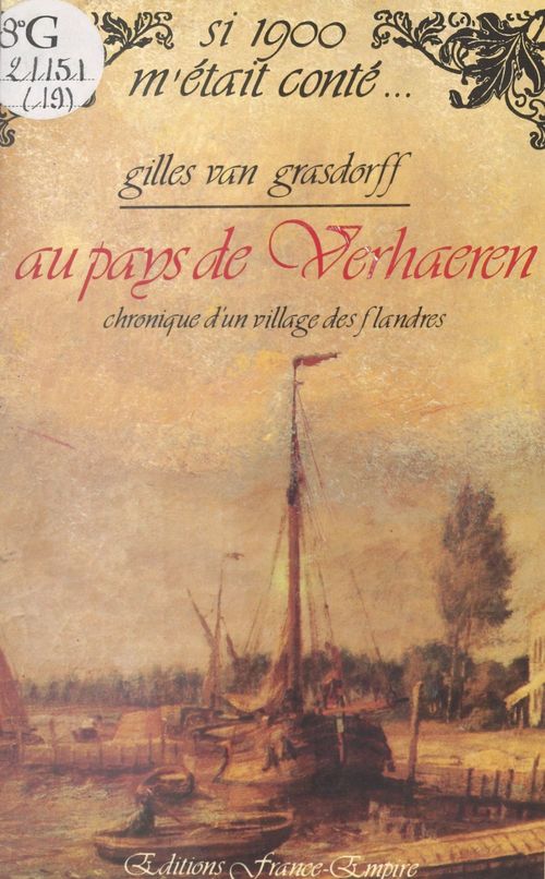 Couverture ebook de Au pays de Verhaeren, de Gilles Van Grasdorff