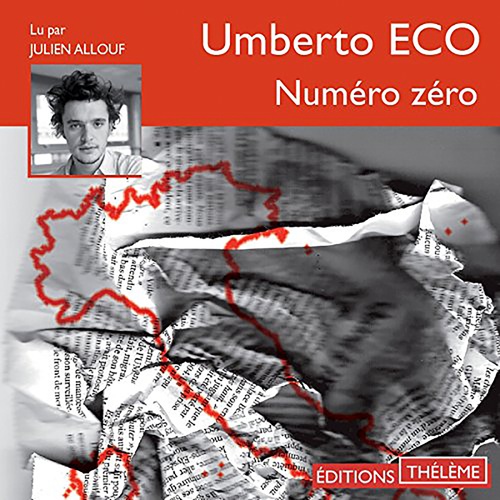 Couverture audiobook de Numéro zéro, de Umberto Eco