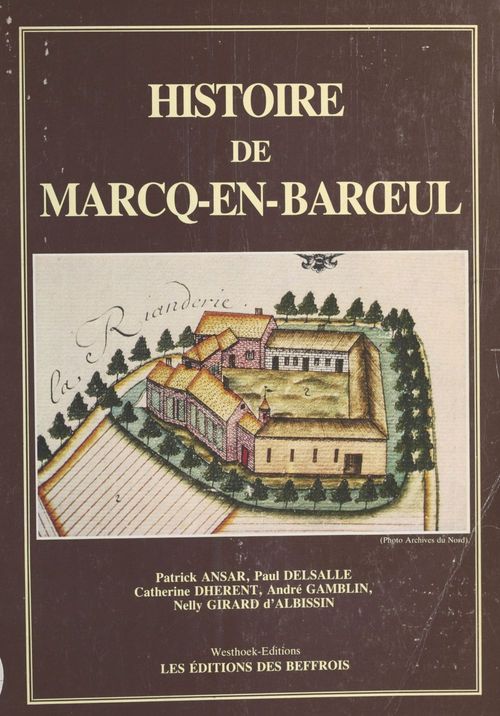 Couverture ebook de Histoire de Marcq-en-Baroeul, de Paul Delsalle