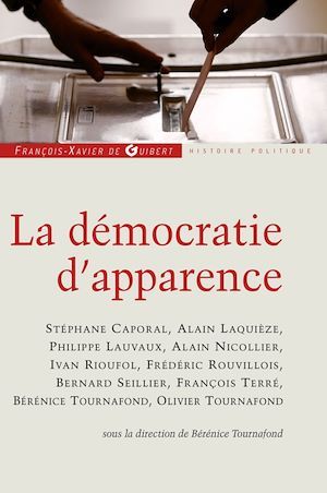 Couverture ebook de La démocratie d'apparence, de Collectif