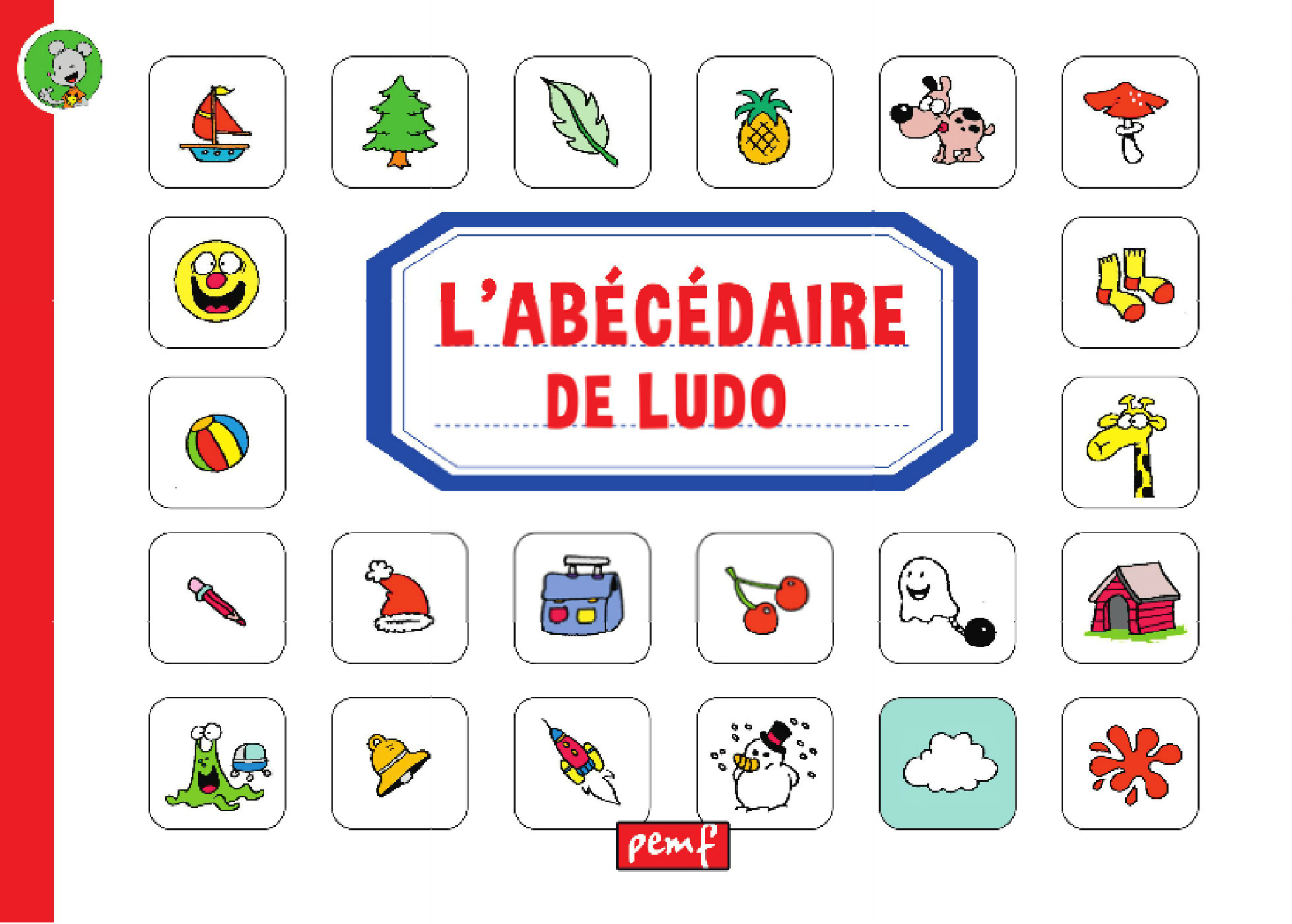 Couverture ebook de L'Abécédaire de Ludo, de Sandrine Wendling Et Michel Rius
