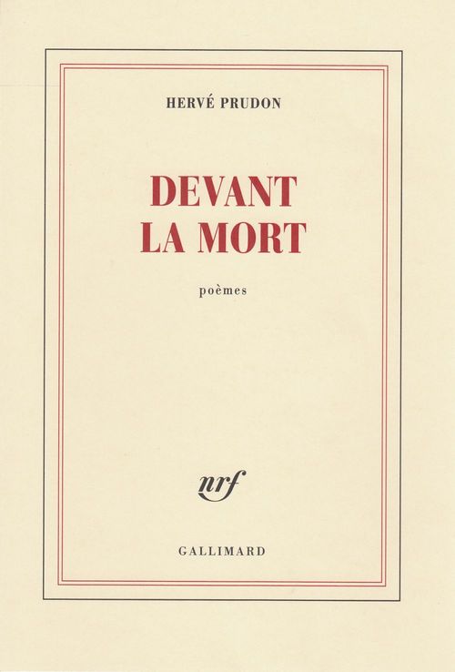 ebook cover of Devant la mort, by Hervé Prudon
